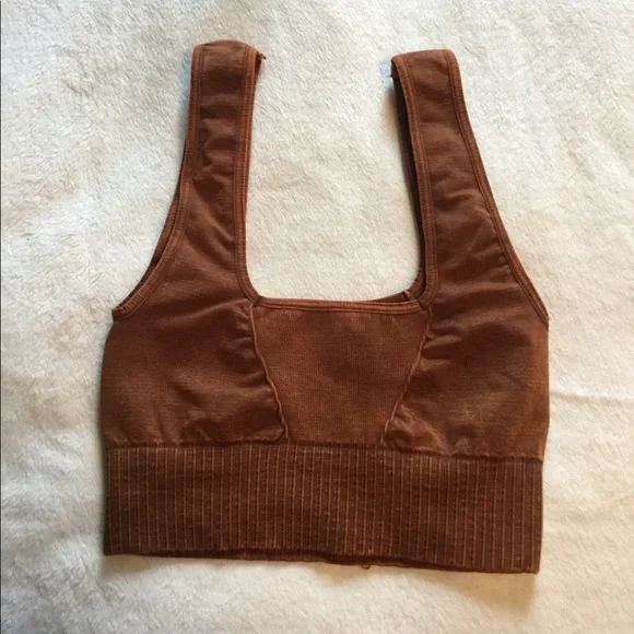 FP Movement Square Neck Good Karma Bra NWOT*defect - Picture 5 of 12